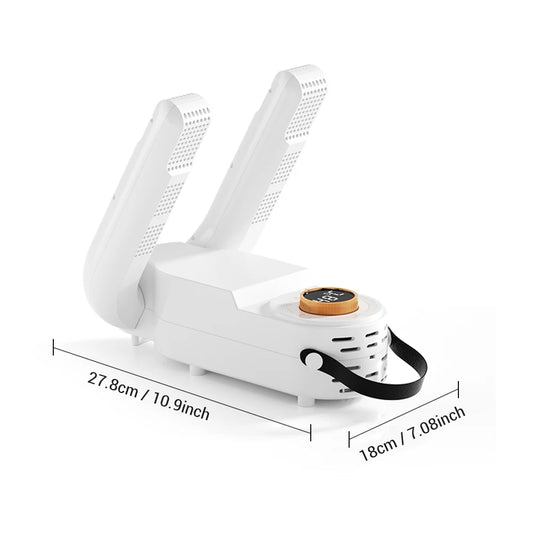 Secador de zapatos eléctrico plegable
