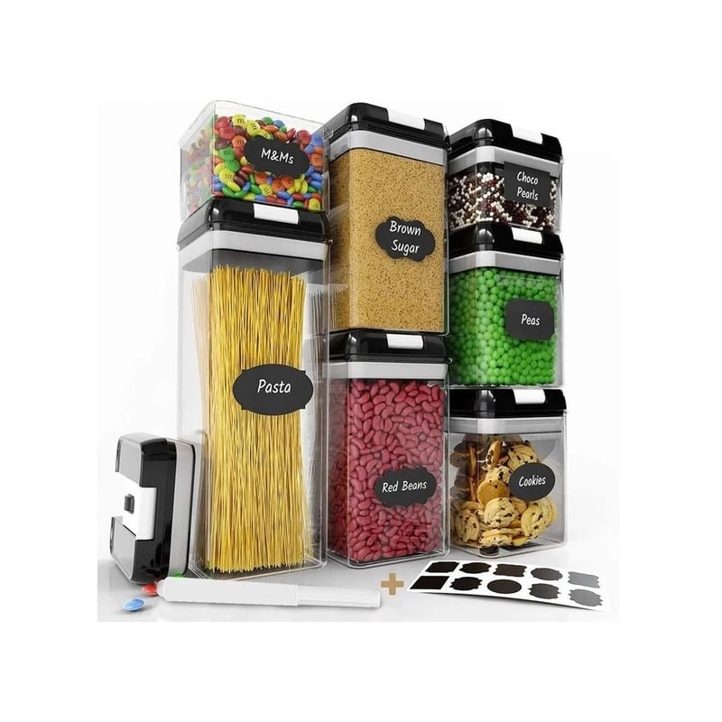 Set de 7 contenedores herméticos para cocina