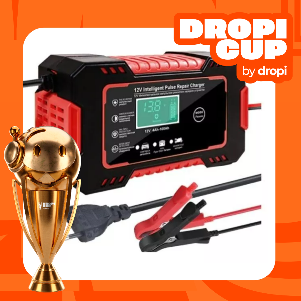 Cargador reparador de baterías para auto 12V