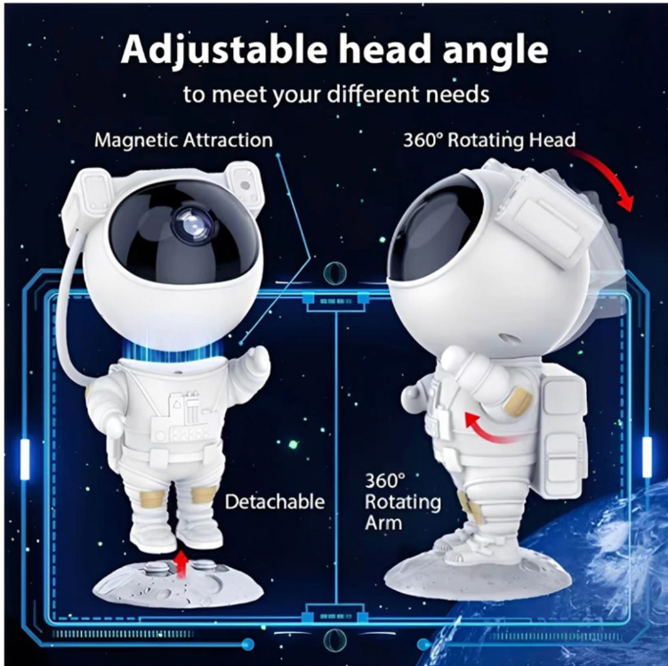 Proyector Galaxia Astronauta  — Pago Contra Entrega